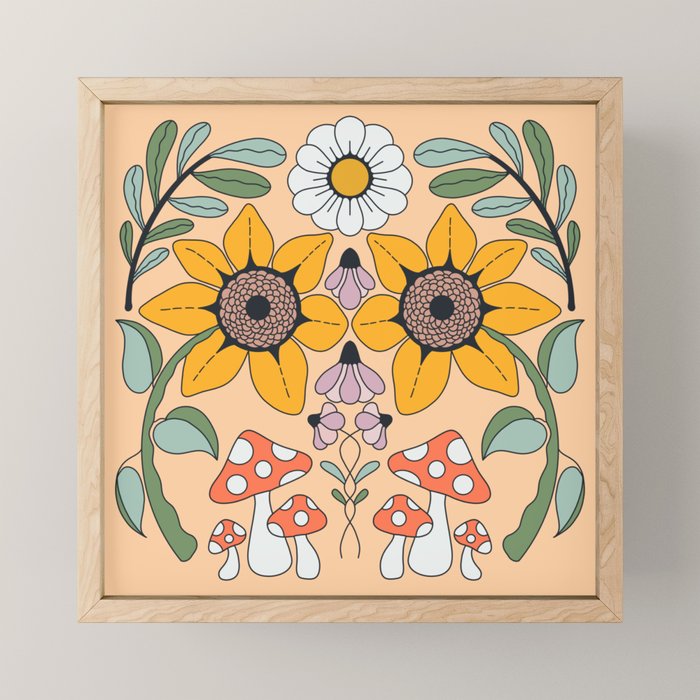 Kaleidoscope Garden Mini Art Print Gallery Image 1