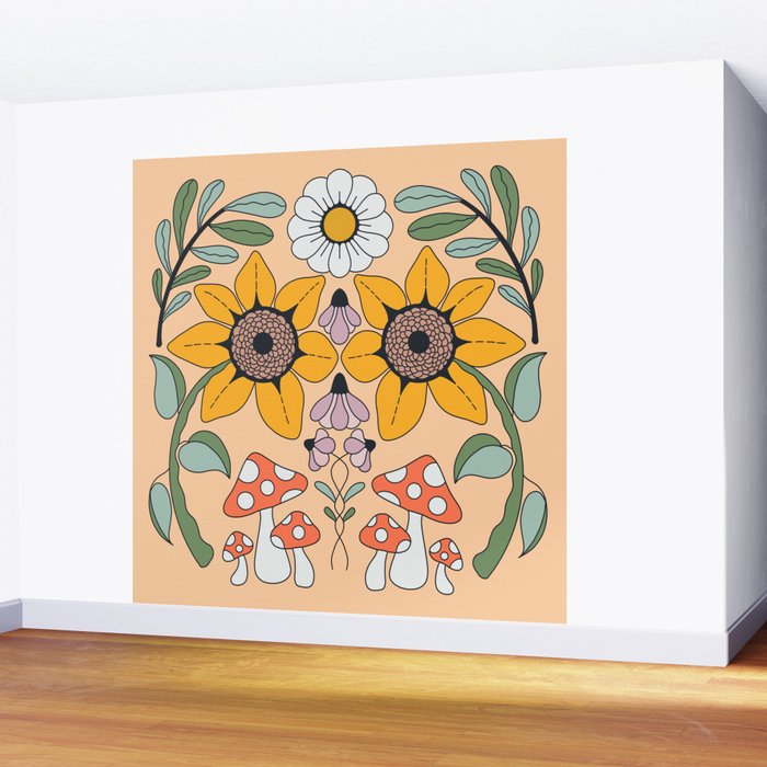 Kaleidoscope Garden Wall Mural Gallery Image 2