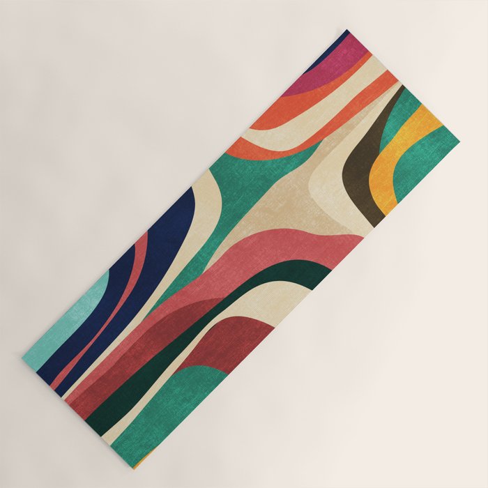 Impossible contour map Yoga Mat Gallery Image 1
