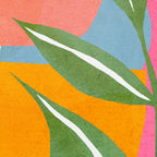 Minimal Modern Abstract Leaves 14 Coffee Mug Gallery Image 2