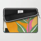 Minimal Modern Abstract Leaves 14 Laptop Sleeve Gallery Image 2