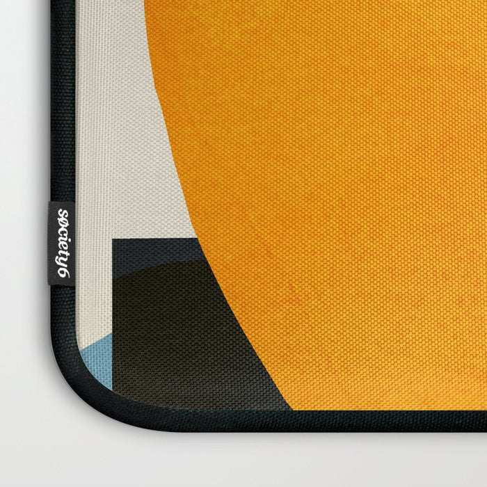 Minimal Modern Abstract Leaves 14 Laptop Sleeve Gallery Image 3