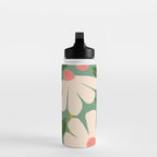 Wild Daisies - green Water Bottle Gallery Image 3
