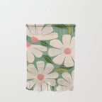 Wild Daisies - green Wall Hanging Gallery Image 1