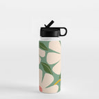 Wild Daisies - green Water Bottle Gallery Image 1