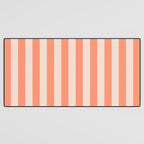 baby orange stripe  Desk Mat Gallery Image 3