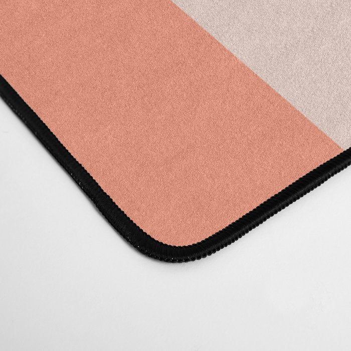 baby orange stripe  Desk Mat Gallery Image 4