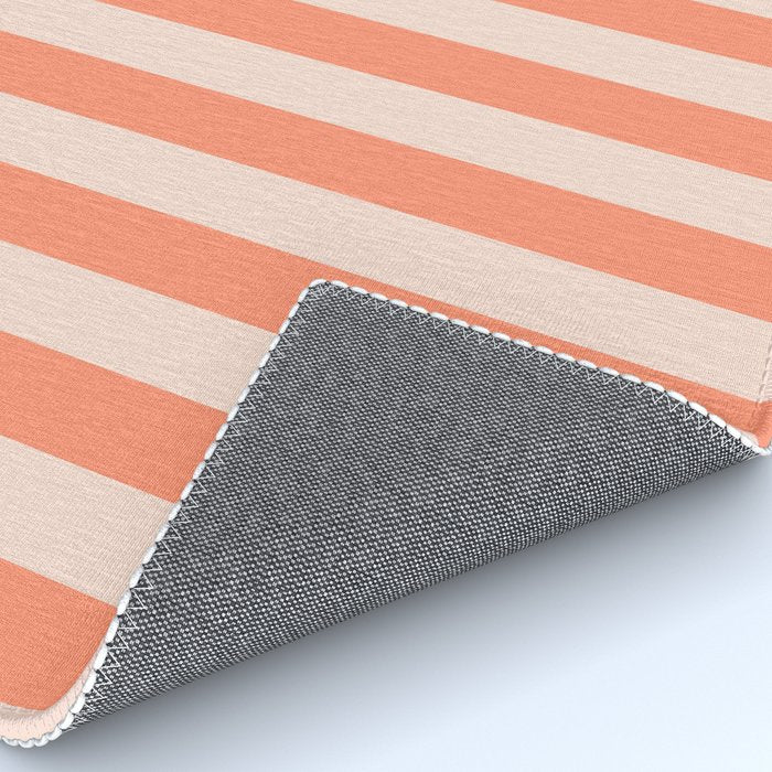 baby orange stripe  Rug Gallery Image 4