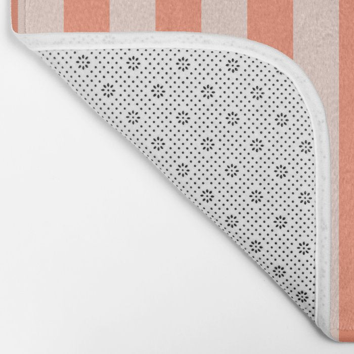 baby orange stripe  Bath Mat Gallery Image 2