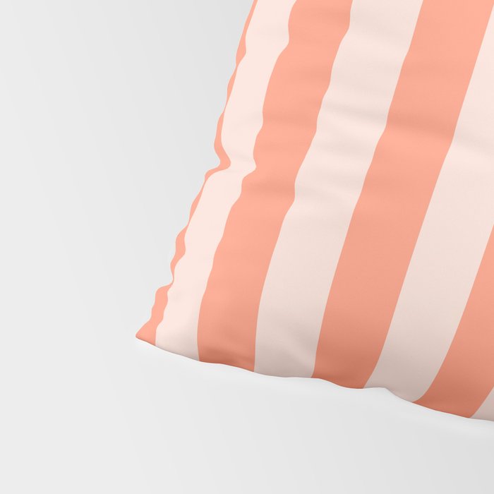 baby orange stripe  Pillow Sham Gallery Image 4