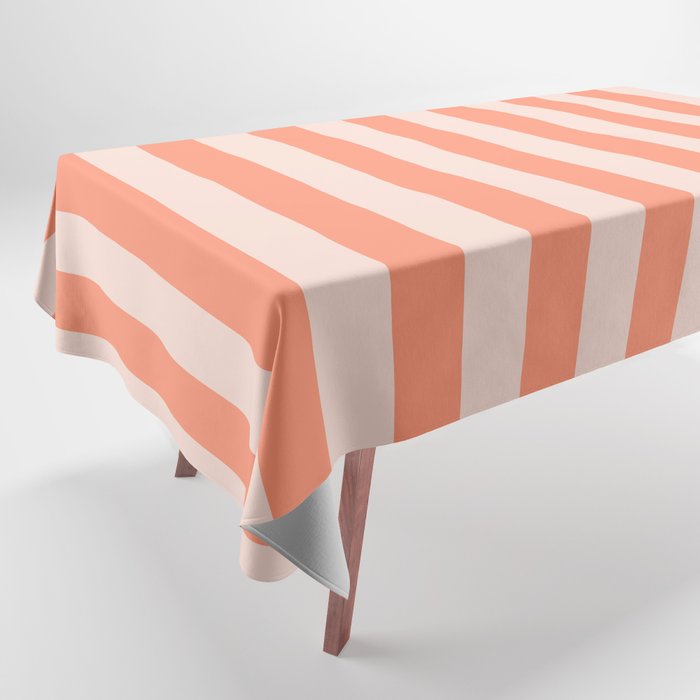 baby orange stripe  Tablecloth Gallery Image 1