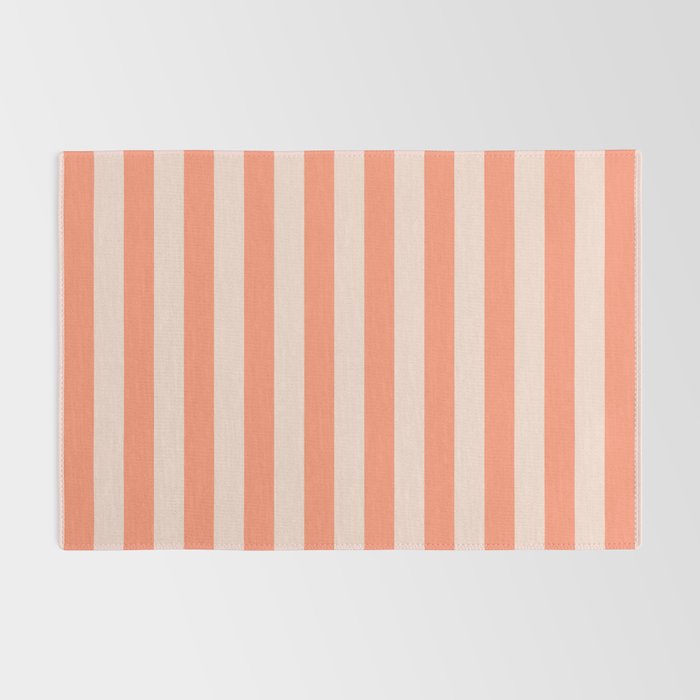 baby orange stripe  Rug Gallery Image 2