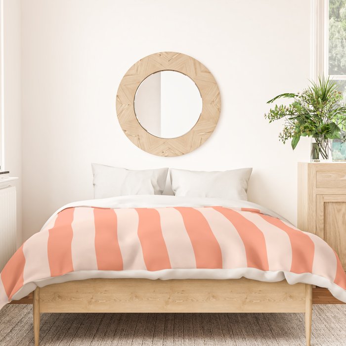 baby orange stripe  Duvet Cover Gallery Image 3