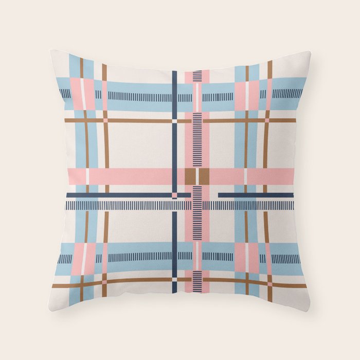 Bold Linear Harmony A Throw Pillow Gallery Image 6