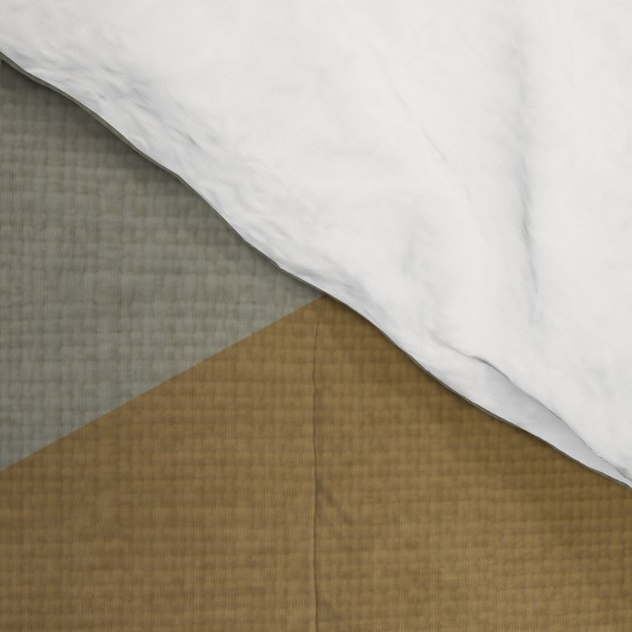 geometric mid century abstract nature green Comforter Gallery Image 4