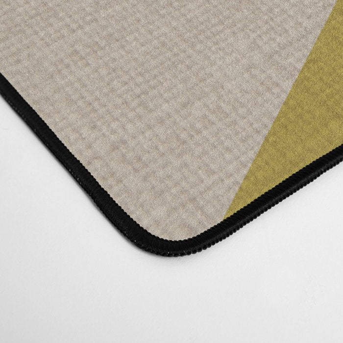 geometric mid century abstract nature green Desk Mat Gallery Image 4