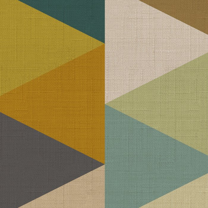 geometric mid century abstract nature green Coffee Mug Gallery Image 2