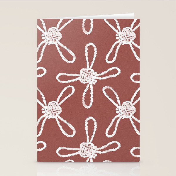 Coastal Knot Style Stationery Card Gallery Image 1