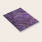 Lush Tropical Midnight Garden Purple Palm Grove  Notebook Gallery Image 3