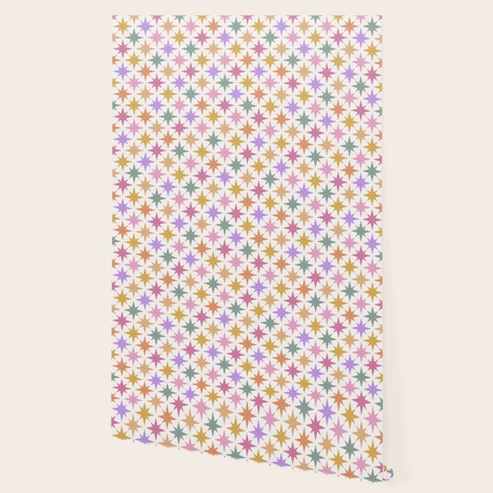 Starry Art Deco Pattern Multicolor IV Wallpaper Gallery Image 2