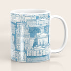 Washington DC toile blue Coffee Mug Gallery Image 1