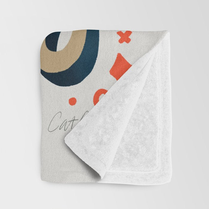 Slay the Day - Coral & Pink Throw Blanket Gallery Image 3