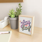 Slay the Day - Coral & Pink Mini Art Print Gallery Image 2