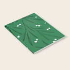 Green leaves pattern Notebook Gallery Image 2