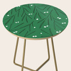 Green leaves pattern Side Table Gallery Image 2