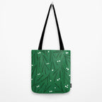 Green leaves pattern Tote Bag Gallery Image 2