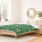 Green leaves pattern Duvet Cover Gallery Image 2
