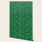 Green leaves pattern Wallpaper Gallery Image 2