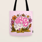 Virgo Skull Tote Bag Gallery Image 1