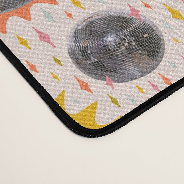 Disco Ball Collage Print Desk Mat Gallery Image 4