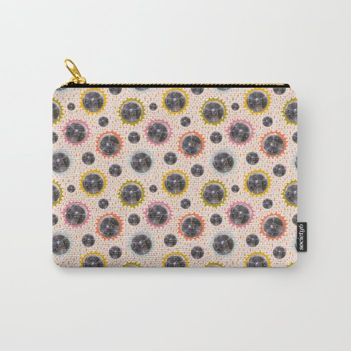 Disco Ball Collage Print Carry All Pouch Gallery Image 1
