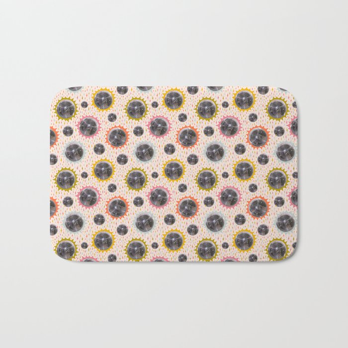 Disco Ball Collage Print Bath Mat Gallery Image 1