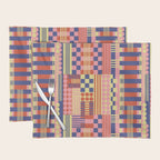 Geometric Composition Colorful Placemat Gallery Image 1