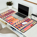 Geometric Composition Colorful Desk Mat Gallery Image 2