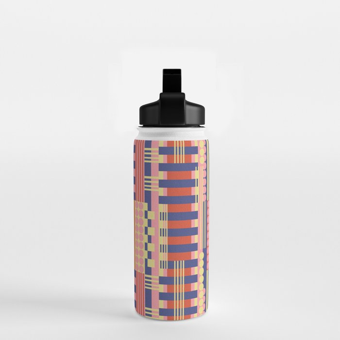 Geometric Composition Colorful Water Bottle Gallery Image 2