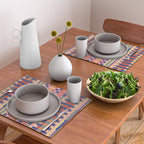 Geometric Composition Colorful Placemat Gallery Image 2