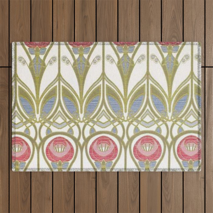 Window - Charles Rennie Mackintosh Outdoor Rug Gallery Image 1