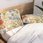 Countryside Bloom Arcane Floral Garden Pillow Sham Gallery Image 2