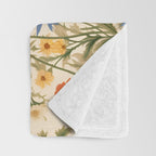 Countryside Bloom Arcane Floral Garden Throw Blanket Gallery Image 3