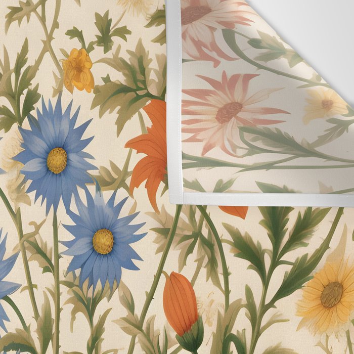 Countryside Bloom Arcane Floral Garden Wall Tapestry Gallery Image 3