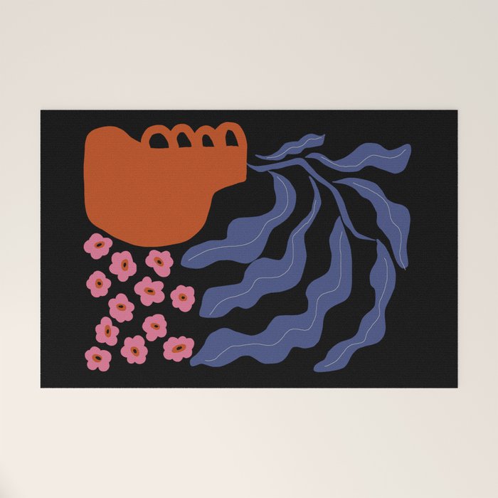 Delightful floral Welcome Mat Gallery Image 1