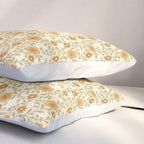 Eloise Floral - Gold Pillow Sham Gallery Image 3