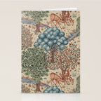 William Morris The Brook Cream Linen Woodland Stationery Card Gallery Image 2