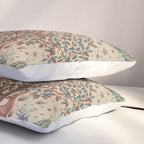 William Morris The Brook Cream Linen Woodland Pillow Sham Gallery Image 3