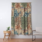 William Morris The Brook Cream Linen Woodland Window Curtain Gallery Image 5