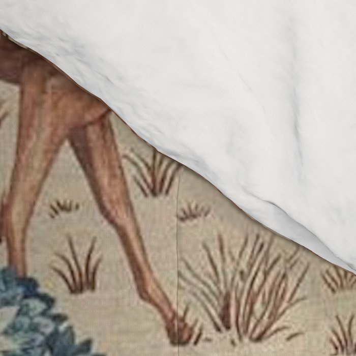 William Morris The Brook Cream Linen Woodland Comforter Gallery Image 4